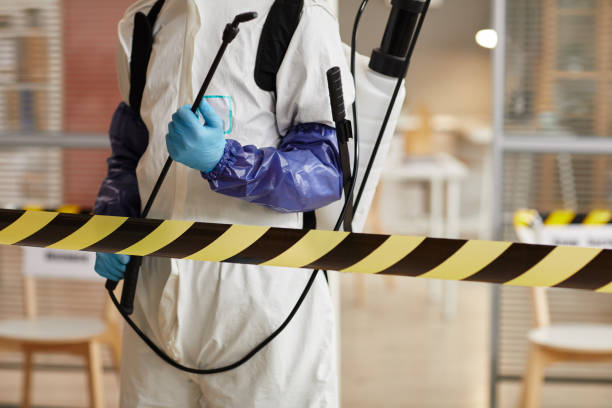 Professional Sewage Cleanup technician working in Winnebago, WI